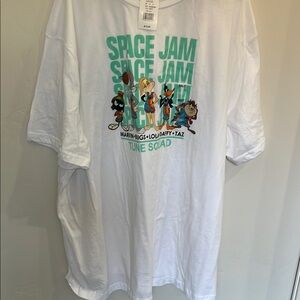 Looney Tunes  Space Jam White Short Sleeve Tee
